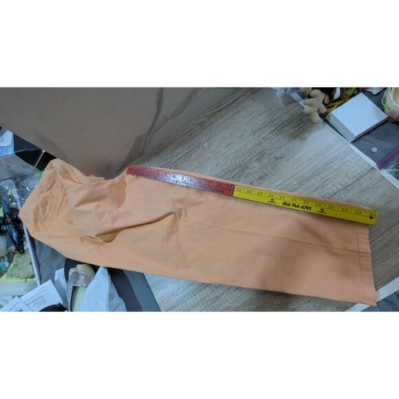Crown & Ivy Curvy Fit Peach Cropped Pants 16W Womens Cotton/Spandex - Picture 9 of 10